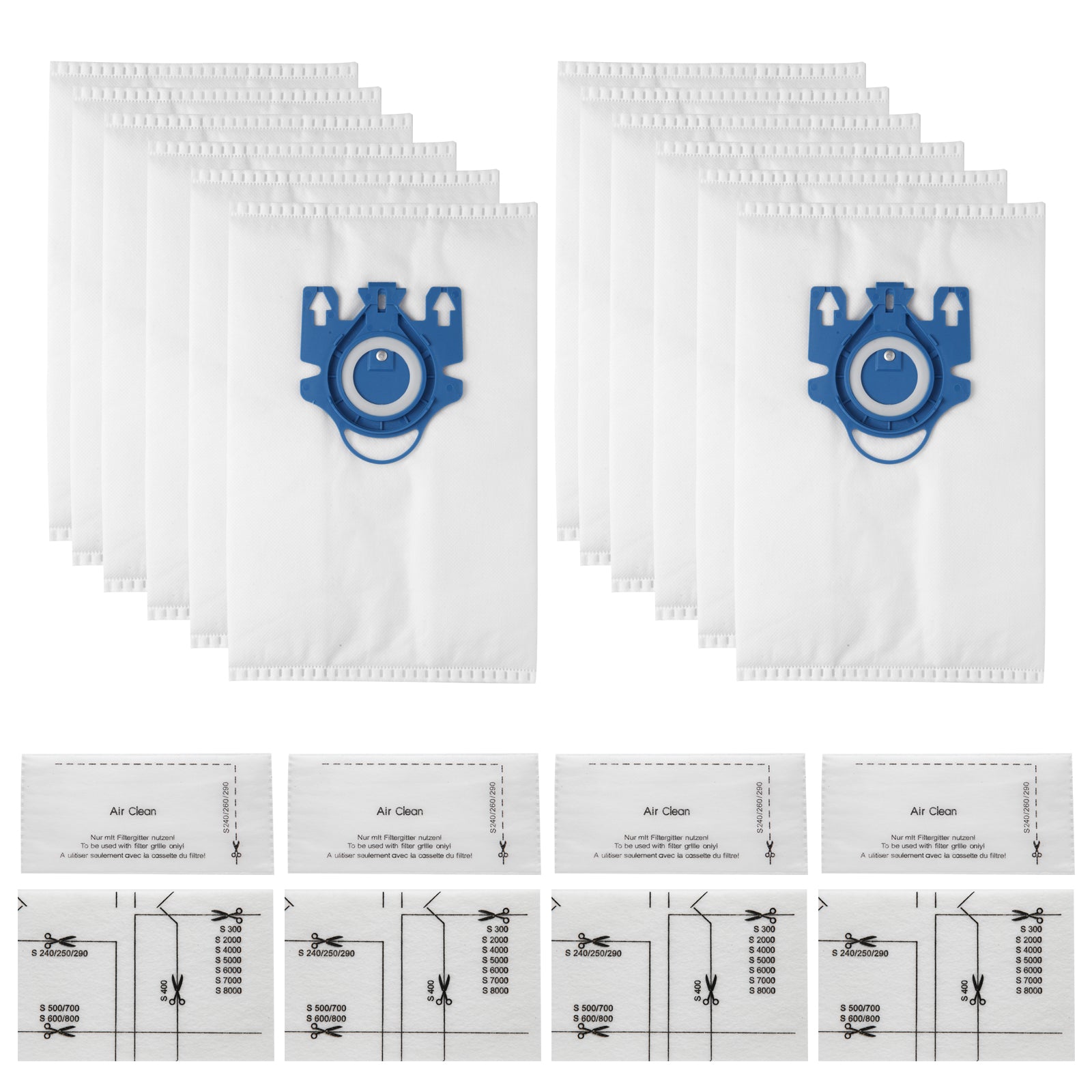 O2frepak Vacuum Cleaner Bags, Reliably Keep Dust Inside the Vacuum Cleaner