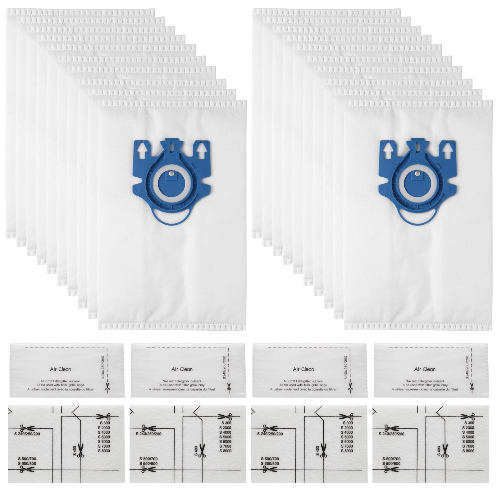O2frepak Vacuum Cleaner Bags, Reliably Keep Dust Inside the Vacuum Cleaner