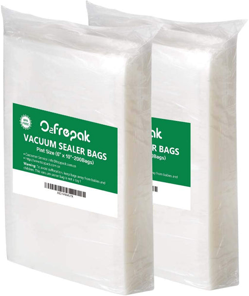 O2frepak 2Pack (Total 100Feet) 11x50 Rolls Vacuum Sealer Bags Rolls with  BPA Free,Heavy Duty Vacuum Food Sealer Storage Bags Rolls,Cut to Size