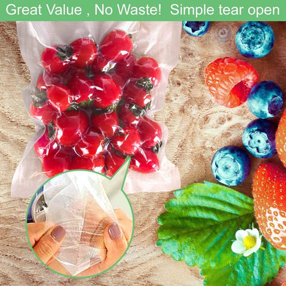 O2frepak 100 Plus Quart 10" x 13" Vacuum Sealer Bags BPA Free and Heavy Duty Vacuum Seal  Bags,Great for Sous Vide Vaccume Sealer PreCut Bag