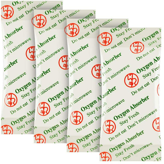 O2frepak 500CC(50-Pack) Food Grade Oxygen Absorbers Packets for Home Made Jerky and Long Term Food Storage